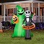 National Tree Company 78" Jack Skellington and Oogie Boogie (GE9-72626)~#|#~41809596-5558-4558-B37B39CBB7F41DCD_sc7