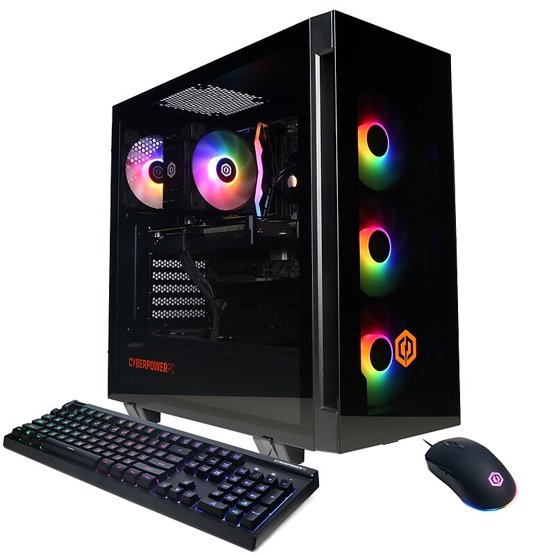 CyberPowerPC Gaming Desktop Computer, Intel Core Ultra 5 225F, GeForce RTX 5050 8GB, 16GB RAM, 1TB SSD, Windows 11 Home image 1