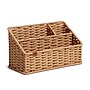 U Brands Woven 3-Compartment Paper Rope/Metal Desk Organizer, Brown (6086U01-04)~#|#~4182D141-2043-420D-81B8162FD25CBC5B_sc7