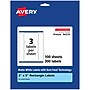 Avery Laser/Inkjet Rectangle Multipurpose Labels, 3" x 5", White, 300 Labels/Box (94213)~#|#~4195C692-1645-4481-A886D386B1469FED_sc7