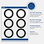 Avery Laser/Inkjet Circle Multipurpose Labels, 3" Dia., White, 60/Pack (S00-DKP)~#|#~4198E0FC-EEAF-4146-ACECE684A80DD4EA_sc7