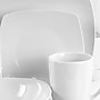 Elama Bishop Porcelain Soft Square Dinnerware Set, 16 Piece (937114772M)~#|#~419C9BC8-6EE4-46D9-BC1A0A2D98953A69_sc7