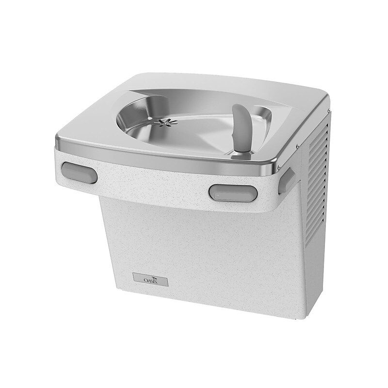 Oasis Versacooler II Single Drinking Fountain, Refrigerated 8 GPH,  Greystone (504571) image 1