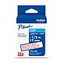 Brother P-touch Laminated Label Tape, ~1/2" x 26.2', Red on White (TZe232)~#|#~419E0FDD-659C-4DEA-B545435D7C2389C4_sc7