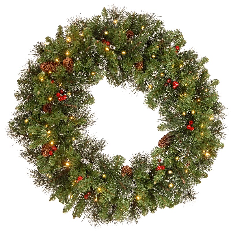 National Tree Company Crestwood Spruce Wreath (CW7-306-30W-1) image 1