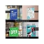 Azar Sign Holder, 17" x 22", Wall Mounted, Clear Acrylic, 2/Pack (162728-2PK)~#|#~41A9A167-35D6-4593-A0397FC6898E6D2C_sc7