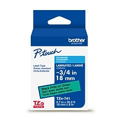 Brother P-touch TZe-243 Laminated Label Maker Tape, 3/4