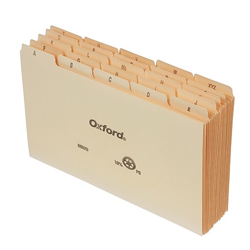 Color Coded Flash Card Organizers Chell Poly Index Card Dividers 3x5, 25  Pack With A-Z & Blank Stickers - Color Coded For Flash Cards, Recipes  Flashcard Holder