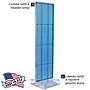 Azar Studio Base 60" x 17" Pegboard Floor Stand, Blue (700770-BLU-6C50)~#|#~41B04FB8-6109-4D96-AFC12B8E6368886E_sc7