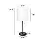 Creekwood Home Oslo LED Table Lamp, Black/White (CWT-2011-BA)~#|#~41B5AF11-DAE4-4F82-BA825A65C3139BCD_sc7