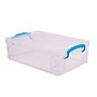 Advantus Super Stacker Plastic Snap Pencil Box, Clear (AVT37539)~#|#~41B6176D-4B72-4971-916ADC07ED3B688D_sc7
