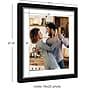 Amanti Art Eva 16" x 20" Picture Frame, Matte Black/Silver (A42677345622)~#|#~41B72119-6E46-4588-8EEBC61C60764D63_sc7