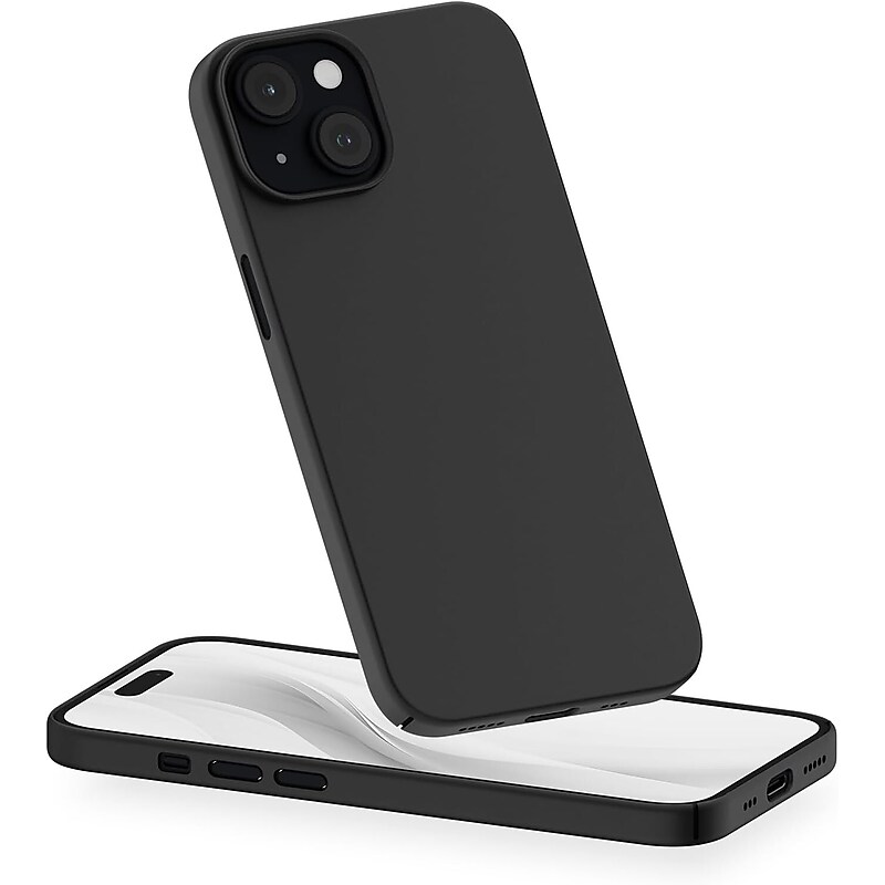 PEEL Magnetic MagSafe Phone Case for iPhone 15, Black (I15 6.1 MAGSAFE BLAC) image 1