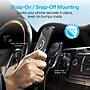 Naztech MagLock MagSafe Charging Qi v2.0 Vent Car Mount, 15W, Black (16125)~#|#~41BBEFDC-B337-4156-8879FD4FF7B3914D_sc7