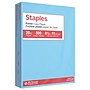 Staples Pastel 30% Recycled Color Copy Paper, 20 lbs., 8.5" x 11", Blue, 500/Ream (14786)~#|#~41C1AC33-6D9D-4001-B9AC7A0BBDA553B8_sc7
