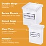 Bostitch Konnect Nest Stackable Boxes, Clear, 3/Bundle (23233)~#|#~41C2D254-537F-4945-9B5D8C0E87C9387B_sc7