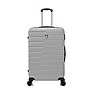 TUCCI MARVELLO  3-Piece Hardside Luggage Set with Spinner Wheels, Silver Geometric (T0810-03PC-SLV)~#|#~41C44D6A-C5E1-4F84-BDC9FD8A87B804A0_sc7