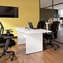 Bush Business Furniture 72W x 36D Boat Shaped Conference Table with Wood Base, White (99TB7236WH)~#|#~41C8D7FA-281C-4221-9B2EC77D5ACFF5CA_sc7