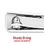 Staples 1/2" 3-Ring View Binder, D-Ring, White (55404/26426)~#|#~41C925D3-8259-4931-BF3797EFC6CB1C2C_sc7