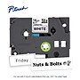 Brother P-touch Laminated Label Tape, ~3/4" x 26.2', Black on White (TZe241)~#|#~41D03905-104F-4FCD-95FEEB22C2A79A84_sc7