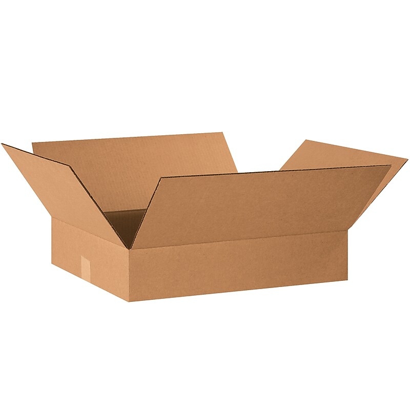 22" x 18" x 4" Shipping Boxes, 32 ECT, 25/Bundle (22184) image 1
