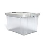 TRU RED 78.4 Qt Storage Bin with Latching Lid, Clear Plastic Tote, Large Stackable Storage Organizer~#|#~41D39264-01FB-4F45-BFC3DDE9A7587921_sc7