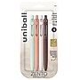 uni-ball Zento Retractable Gel Pen, Medium Point, 0.7mm, Black Ink, 4 Pack (70659)~#|#~41D58E62-FAE6-4604-A3E03639C4374859_sc7