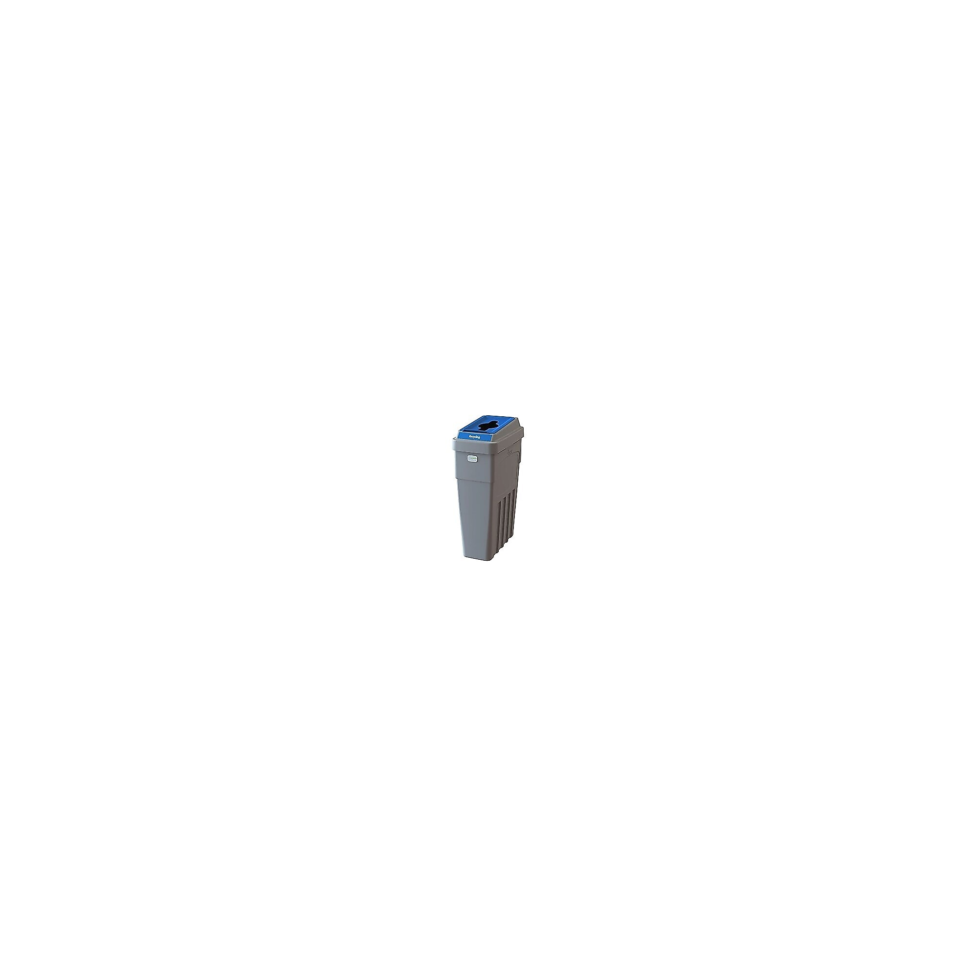CleanRiver LeanStream Plastic Single-Stream Recycling Station, 23 Gallon, Gray (LS1-005) Sansujyuku sansujyuku.com