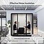FlexiSpot NeoPod Flex Series Sound Absorbing 4-Person Privacy Booth, Black (P4F-2B)~#|#~41D78E7A-3234-4B40-93241A8A9EE398AA_sc7