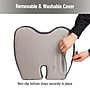 Mind Reader Memory Foam Office Chair Ergonomic Orthopedic Cushion, Gray (ORTHOCUSH-GRY)~#|#~41D9E6F1-CDB2-4EBA-88B6929F9EB1EAF4_sc7