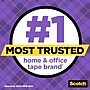 Scotch Giftwrap Clear Tape Refill, 0.75" x 16.67 yds., 1" Core, Transparent, 2 Rolls/Pack (15DM-2)~#|#~41DF090B-CB9F-44C0-823D28A05E0B223A_sc7