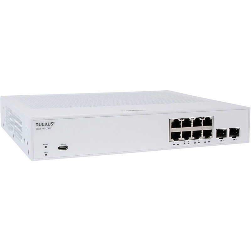 RUCKUS ICX8100-C08PF ICX 8100-C08PF Ethernet Switch image 1