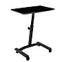 Seville Classics airLIFT 24"W Manual Rectangular Height Adjustable Mobile Sitting Desk, Black (OFF65994B)~#|#~41E8A740-76F3-4FD3-A3C7C316D10C25F9_sc7