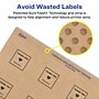 Avery Laser/Inkjet Decorative Edge Multipurpose Labels, 1-5/8" x 1-5/8", Kraft Brown, 2000 Labels/Box ( 94110)~#|#~41E93B69-F905-4FD9-B512B6F4D3BF01A8_sc7