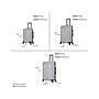 InUSA Resilience 3-Piece Hardside Spinner Luggage Set, Silver (IURESSML-SIL)~#|#~41EA15C4-CD9C-40D0-BD7621AC74311F8D_sc7