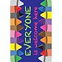Ashley Smart Poly Commercial Floor Mat, 15.5" x 23.5", Crayons Everyone is Welcome Here, 2/Bundle (ASH91502-2)~#|#~41EAB8E0-BFC7-435A-81C2163DFD7106F9_sc7