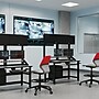 Safco TechWorks 60"W x 30"D Heavy-Duty Workstation with Monitor Arms & Keyboard Tray (TWTYP16TBLKSTGMBK)~#|#~41ECA62A-0220-48CB-9970F4EF103598D9_sc7