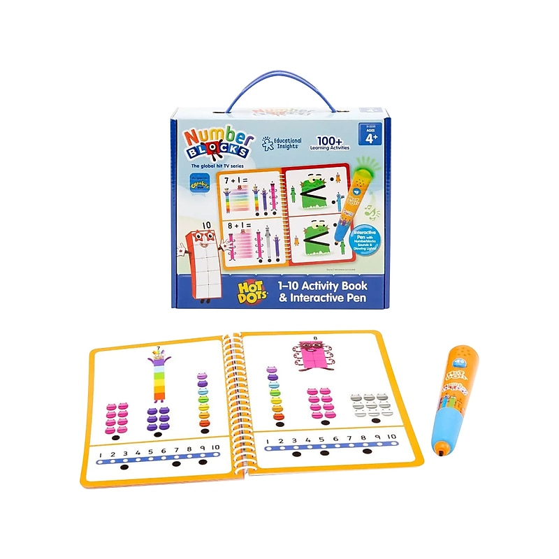 Educational Insights Hot Dots Numberblocks Activity Book Set (2550) image 1