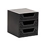 Mind Reader Metal Desk Organizer, Black (3SLDR-BLK)~#|#~41F386A8-FFFF-4F8B-8C17DA2C1A2D13D1_sc7