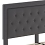 Flash Furniture Roxbury Tufted Upholstered Platform Bed in Dark Gray Fabric, King (SLBK5KDG)~#|#~41F6D075-0B09-4496-B5C8295E80D11F5F_sc7