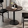 Flash Furniture Bennett 30" Round Wooden Commercial Indoor Table, Dark Brown Top/Black Base (GSFRD30DBTR18)~#|#~41FA3E40-A62C-4358-BC0319F9FA821BBD_sc7