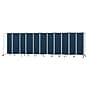 National Public Seating Robo Series 11-Panel Folding Mobile Room Divider, 72"H x 256"W, Blue Fabric (RDG6-11PT04)~#|#~41FA5340-0069-4EB3-944DE6B0291A7C94_sc7