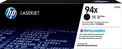 HP 94X Black High Yield Toner Cartridge, Prints Up to 2,800 Pages (CF294X) Sansujyuku sansujyuku.com