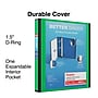 Staples 1 1/2" 3-Ring Better Binder, D-Ring, Green (19059)~#|#~41FF7258-86C4-44D8-A7411FA57CC5169F_sc7
