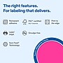 Avery Laser/Inkjet Sealing Labels, 5-7/8" x 4", Neon Magenta, 30 Labels/Pack (19479370808)~#|#~41FFF52D-6BE5-4D92-AA94FD55ED549949_sc7