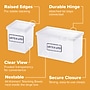 Bostitch Konnect Nest Stackable Boxes, Clear, 3-Piece Bundle (23232)~#|#~420062CA-E026-499A-96E3F8B7C8CB7DF9_sc7