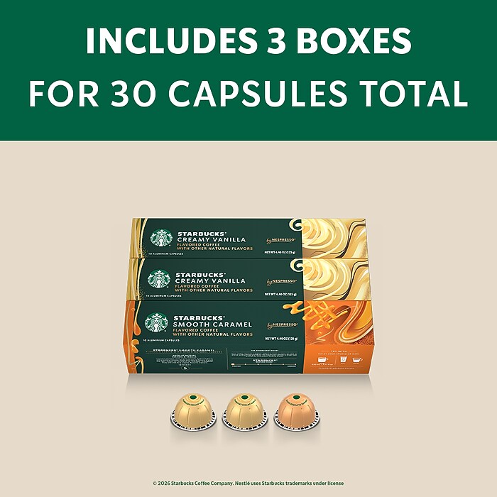 Nespresso Starbucks Variety Pack Coffee Nespresso Vertuo Capsules