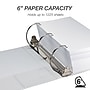 Samsill Titan Heavy Duty  6" View Binder, D-Ring, Made in USA, White (16427)~#|#~42052B53-31DD-43E7-9099AD66D861AA51_sc7