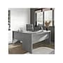 Bush Business Furniture Echo 60"W L Shaped Bow Front Desk, Modern Gray (ECH025MG)~#|#~420623A8-748C-4890-B0BED83F26018DC2_sc7