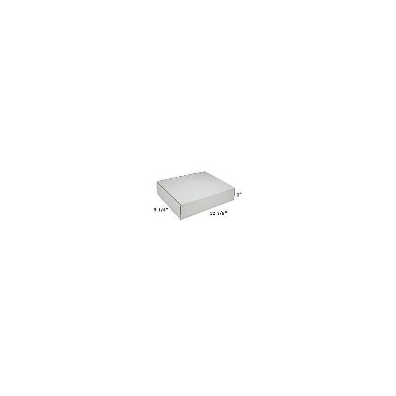 White Corrugated Mailers, 12-1/8" x 9-1/4" x 3", 50/Bundle image 1